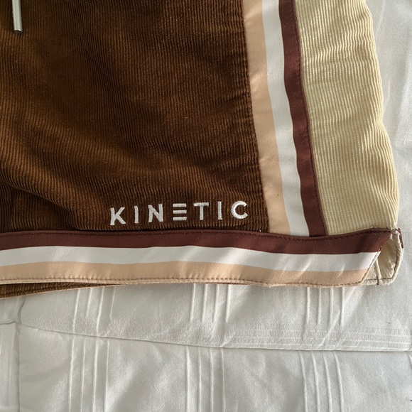 NWT Kinetic Kings Shorts LARGE Mens Pull On Elastic Waist Drawstring 100% Cotton - Picture 2 of 3